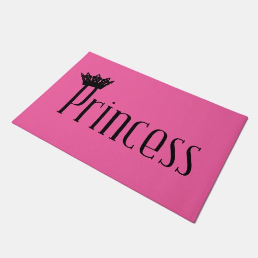 "Prinzessin" Fußmatte (Schrägansicht)