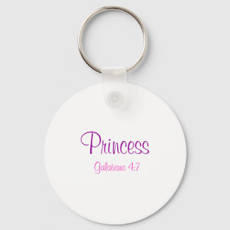 Prinzessin, Galatianer 4:7 Schlüsselanhänger