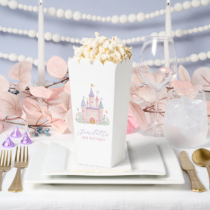 Prinzessin Geburtstag Verzaubertes Schloss Popcorn Geschenkschachtel