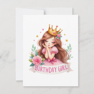 Prinzessin Geburtstagsmädchen Krone
