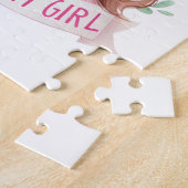 Prinzessin Geburtstagsmädchen Krone Puzzle (Seite)