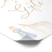 Prinzessin Geburtstagsparty Karten und Geschenke U Poster (Ecke)