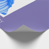 Prinzessin Geburtstagsverpackungspapier. Individue Geschenkpapier (Ecke)