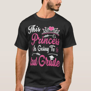 Prinzessin geht auf das Shirt für Mädchen der zwei