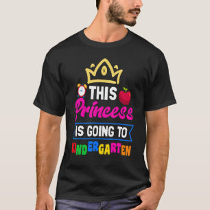 Prinzessin geht zurück zum Kindergarten T-Shirt