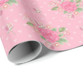 Prinzessin Geschenkpapier (Rolleneckpunkt)