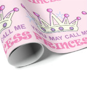 Prinzessin Geschenkpapier (Rolleneckpunkt)