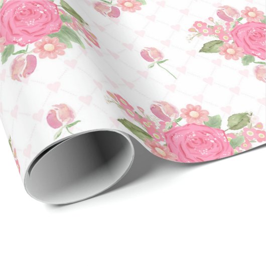 Prinzessin Geschenkpapier (Rolleneckpunkt)