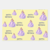  Prinzessin  Geschenkpapier Set (Vorderseite 3)