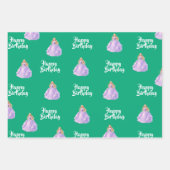  Prinzessin  Geschenkpapier Set (Vorderseite 2)