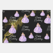  Prinzessin  Geschenkpapier Set (Vorderseite)