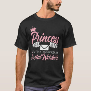 Prinzessin, geschickt als Postleitzahl verkleidet T-Shirt