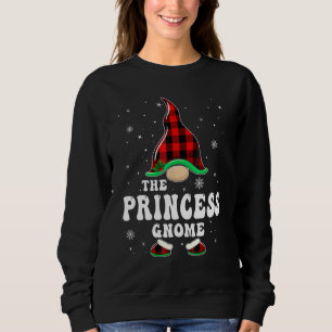 Prinzessin Gnom Büffel Kariert passende Familie Ch Sweatshirt