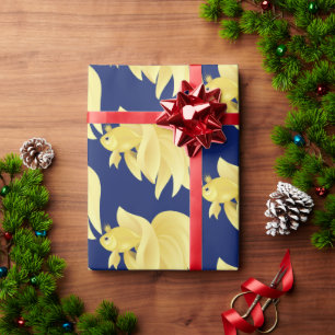 Prinzessin Goldfisch Geschenk Geschenkpapier