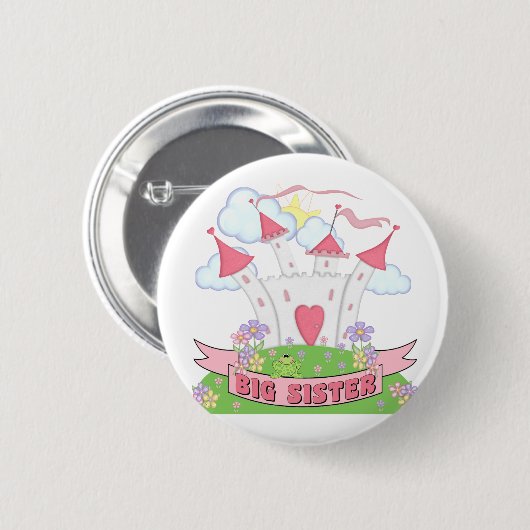 PRINZESSIN GROSSE SCHWESTER BUTTON (Vorne & Hinten)