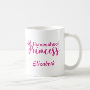 Prinzessin Hübsch Rosa und Weiß Kaffeetasse