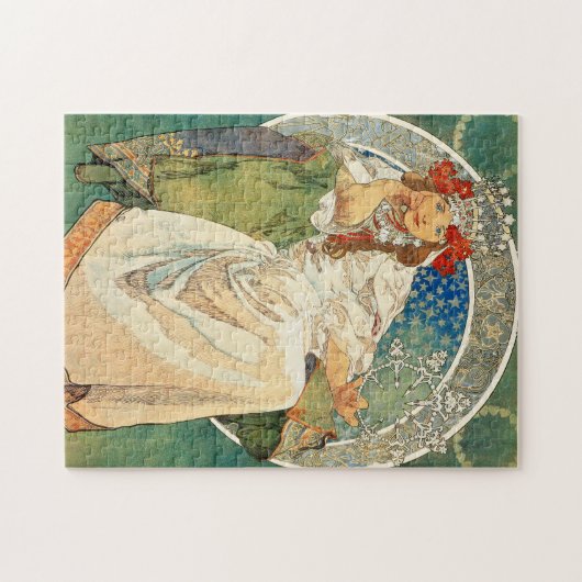 Prinzessin Hyacinth Alphonse-Mucha Puzzle (Horizontal)