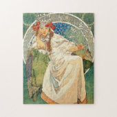 Prinzessin Hyacinth Alphonse-Mucha Puzzle (Vertikal)
