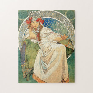 Prinzessin Hyacinth Alphonse-Mucha Puzzle