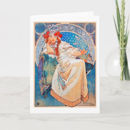 Prinzessin Hyacinth, Mucha Karte (Vorderseite)
