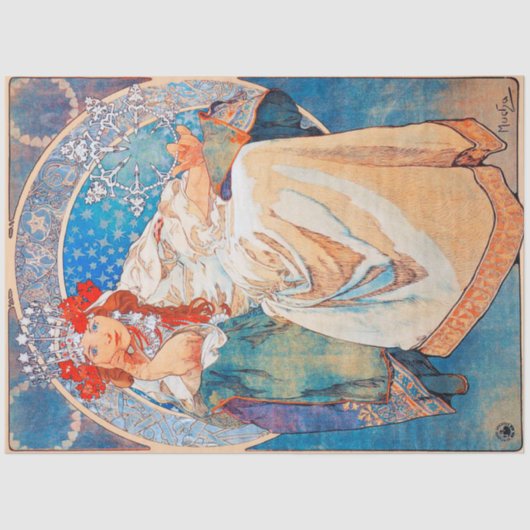 Prinzessin Hyacinth, Mucha Seidenpapier (Vorderseite)