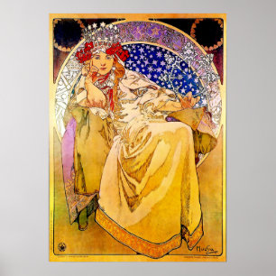 Prinzessin Hyacinth Poster von Alphonse Mucha