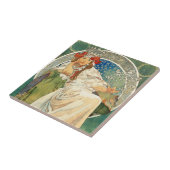 Prinzessin Hyacinth Tile Alphonse-Mucha Fliese (Seite)