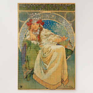 Prinzessin Hyacinth von Alphonse Mucha Puzzle