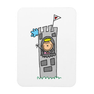 Prinzessin im Burgturm Magnet