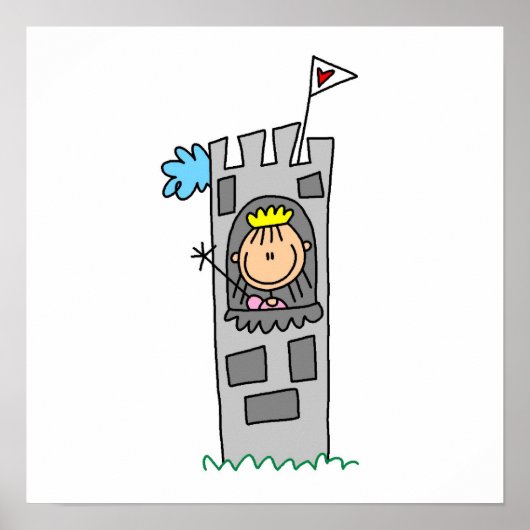 Prinzessin im Burgturm Poster (Vorne)