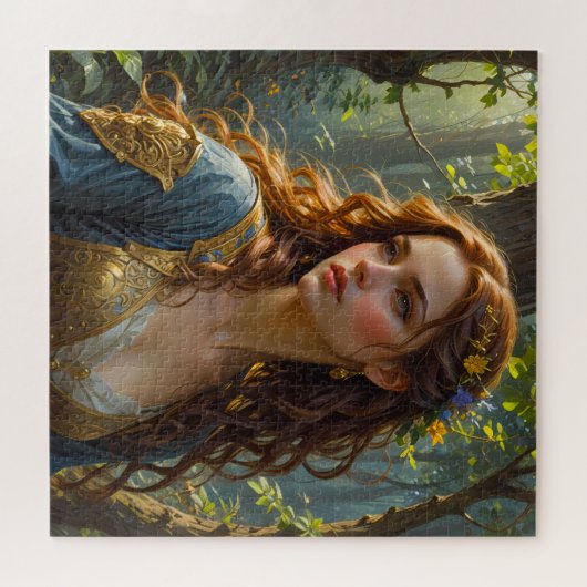 Prinzessin im Garten Jigsaw Puzzle (Horizontal)