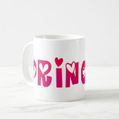 Prinzessin im Herzen Kaffeetasse (Vorderseite Links)
