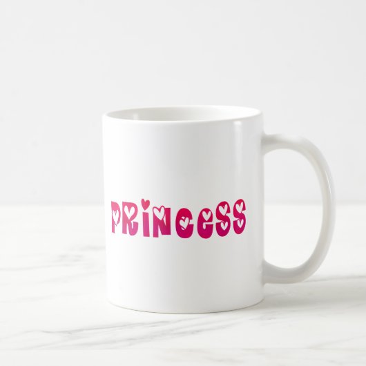 Prinzessin im Herzen Kaffeetasse (Rechts)