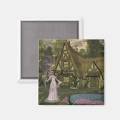 Prinzessin im Magnet der Hütte (Vorderseite/Rückseite)