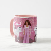 Prinzessin im Rosa Wald | Mairytale | Whimsikum Tasse (Vorderseite Links)
