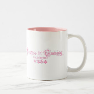 Prinzessin im Training Zweifarbige Tasse