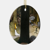 Prinzessin im Wald Keramik Ornament (Rechts)