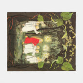 Prinzessin im Wald Sibylle von Olfers Fleecedecke (Vorderseite (Horizontal))