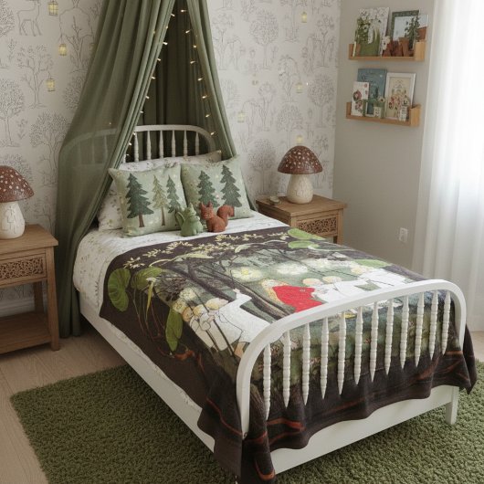 Prinzessin im Wald Sibylle von Olfers Fleecedecke