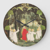 Prinzessin im Wald Sibylle von Olfers Große Wanduhr (Vorderseite)