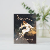 Prinzessin in Ausbildung Postkarte (Stehend Vorderseite)