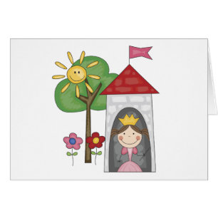 Prinzessin in den Turm-T-Shirts und den Geschenken