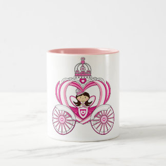 Prinzessin in der königlichen Wagen-Tasse Zweifarbige Tasse