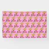 Prinzessin in Rosa Banner (Horizontal)