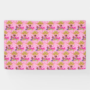 Prinzessin in Rosa Banner