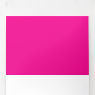 Prinzessin in Rosa Dreifach Gefaltete Karte