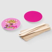 Prinzessin in Rosa Fächer (Non-assembled)