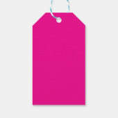 Prinzessin in Rosa Geschenkanhänger (Rückseite)