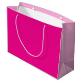 Prinzessin in Rosa Große Geschenktüte (Rückseite Schrägansicht)