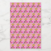 Prinzessin in Rosa Lebensmitteletikett (Einzelnes Label)